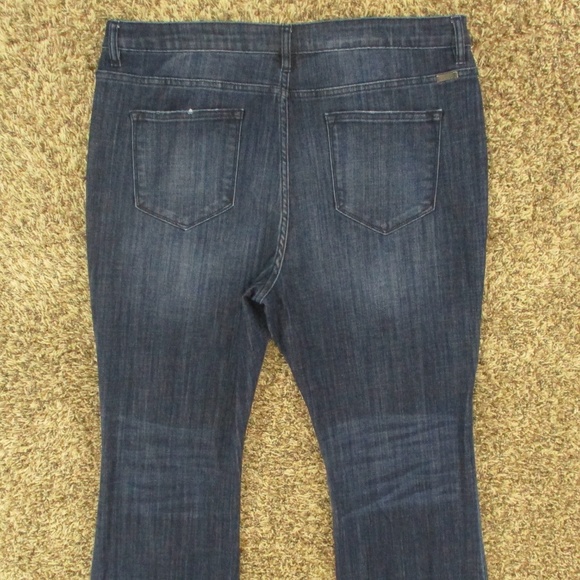 Kancan Jeans Women's 3XL Dark Wash Celestine Mid Rise Flare‎ Stretch Denim - Picture 4 of 6